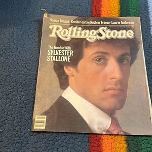 Rolling Stone magazine collectible Sylvester Stallone